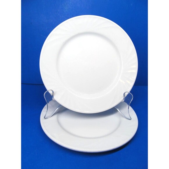 Dudson Olympus White Bread Plates  6 3/8" Stoke on Trent Set of 2 - Picture 10 of 10